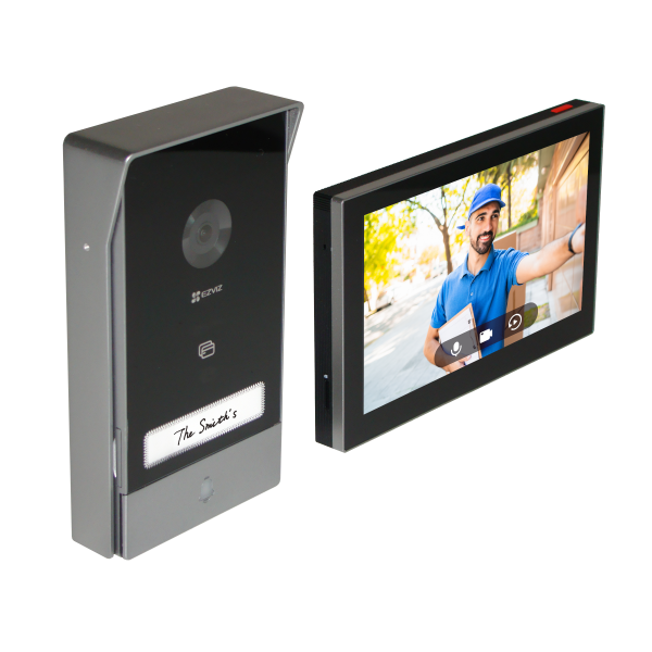 EZVIZ HP7 VIDEOCITOFONO 2K 2 FILI CON MONITOR TOUCH 7" (apre 1 serratura e 1 porta automatica)
