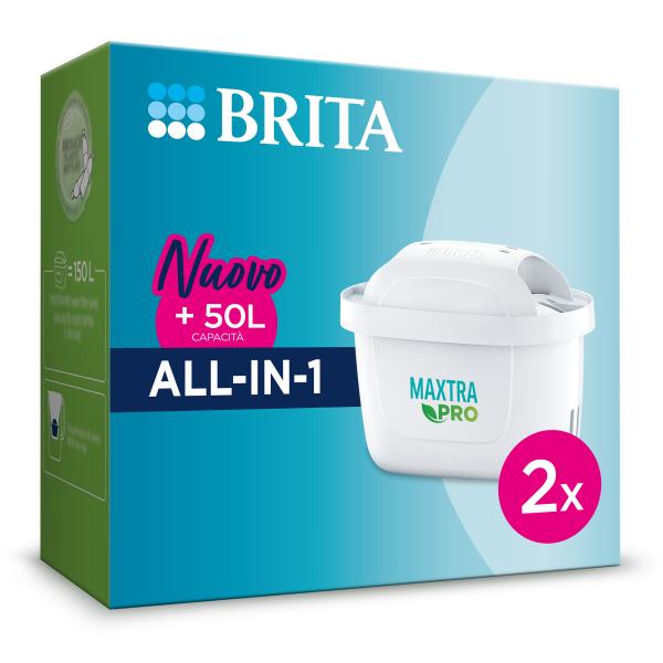 Brita MAXTRA PRO - PURE PERFORMANCE (ex ALL-IN-1) PACK 2 Ricambio filtro per acqua 2 pz