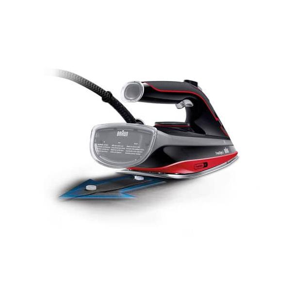 Braun TexStyle 5 SI 5057 RD Piastra in Ceramica 2700 W Nero, Rosso