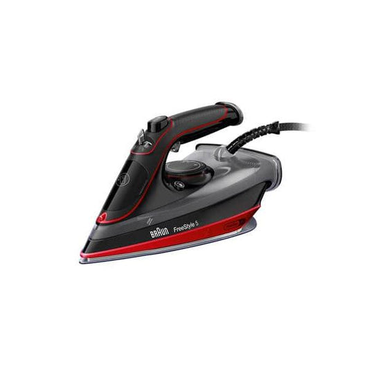 Braun TexStyle 5 SI 5057 RD Piastra in Ceramica 2700 W Nero, Rosso