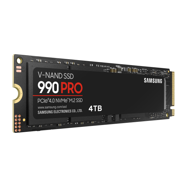 SAMSUNG SSD 990 PRO 4TB MZ-V9P4T0BW PCIe 4x4 NVME R/W 7450/6900 (SIAE)