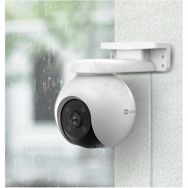 EZVIZ H8 PRO 2K - TELECAMERA MOTORIZZATA DA ESTERNO - VISIONE 360 - 2K - COLOR NIGHT VISION - HUMAN DETECTION - AUDIO BIDIREZIONALE - DIFESA ATTIVA
