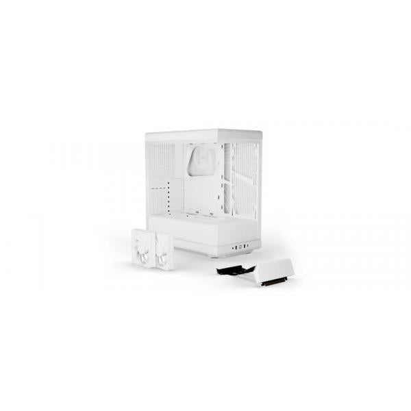 HYTE CASE MID TOWER DC Y40 WHT 2xTG 2x120mm Fan CS-HYTE-Y40-WW
