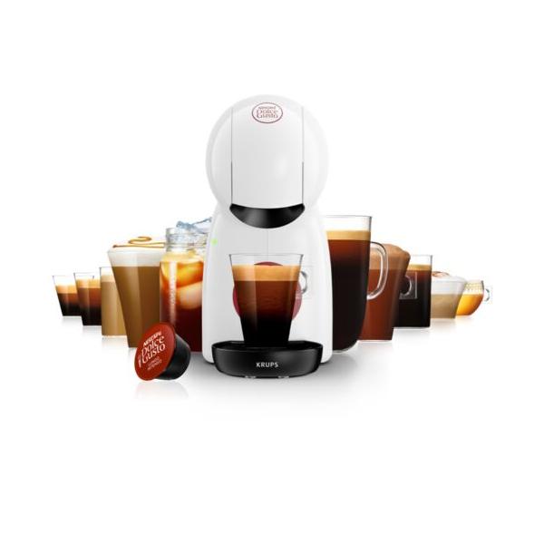 KRUPS DOLCE GUSTO PICCOLO XS WHITE/RED (KP1A3110) - MACCHINA CAFFE` ESPRESSO A CAPSULE