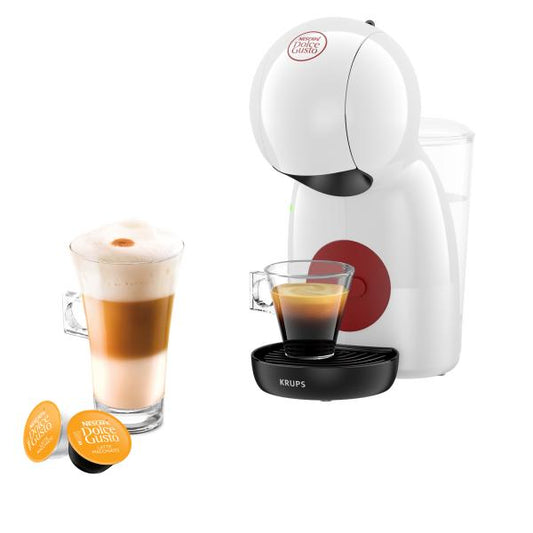 KRUPS DOLCE GUSTO PICCOLO XS WHITE/RED (KP1A3110) - MACCHINA CAFFE` ESPRESSO A CAPSULE
