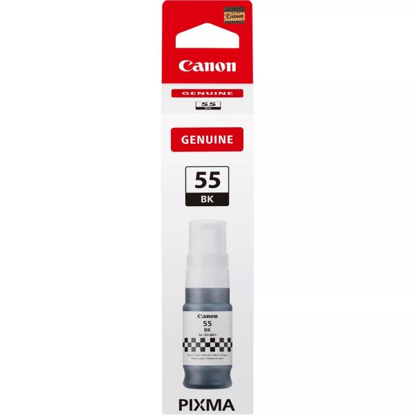 CANON GI-55BK NERO (6292C001) - CARTUCCIA ORIGINALE 40ML x GX1050 / GX2050