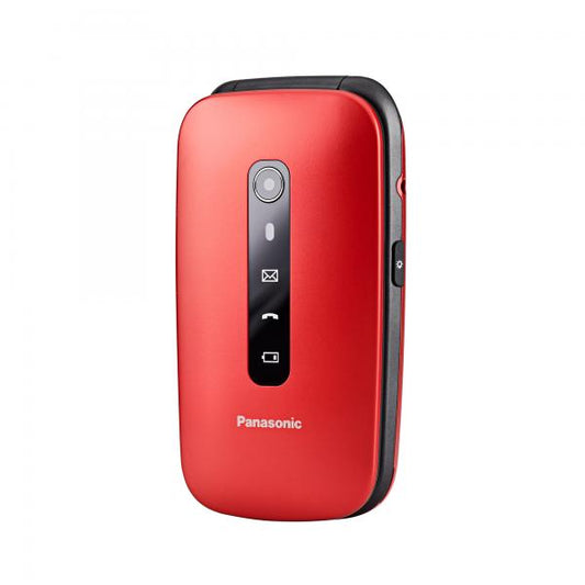 PANASONIC KX-TU550EXR RED EASY PHONE 4G CLAMSHELL 2.8"