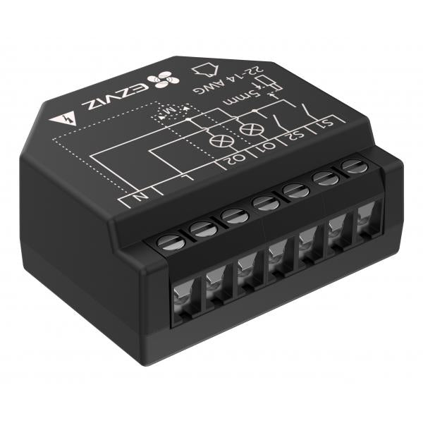 EZVIZ T36WM - RELE'' WI-FI 2 CANALI - ENERGY MONITORING - TIMER ED AUTOMAZIONI - COMPATIBILE ASSISTENTI VOCALI