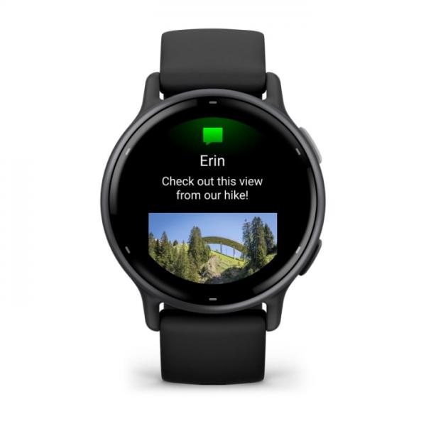 Garmin Vivoactive 5 3,05 cm (1.2") AMOLED 42 mm Digitale 390 x 390 Pixel Touch screen Nero Wi-Fi GPS (satellitare)