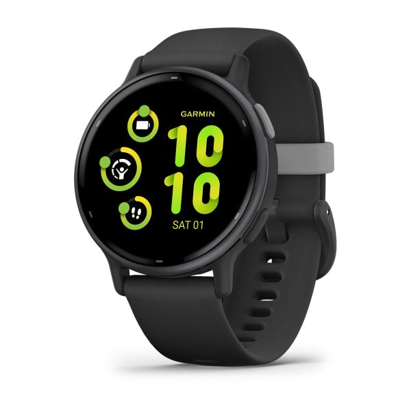 Garmin Vivoactive 5 3,05 cm (1.2") AMOLED 42 mm Digitale 390 x 390 Pixel Touch screen Nero Wi-Fi GPS (satellitare)