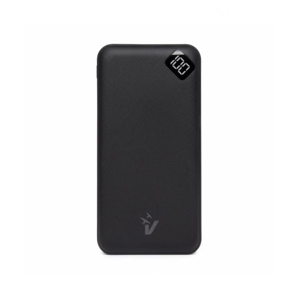 VULTECH VPB-P10BK - POWERBANK 10.000 MAH CON LCD E USB QUICK CHARGE