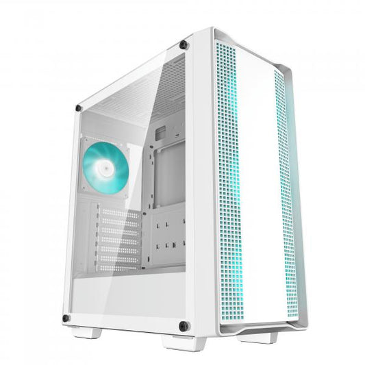 DEEPCOOL CASE MID TOWER CC560 V2 WHITE 3+1x120 LED FAN TG
