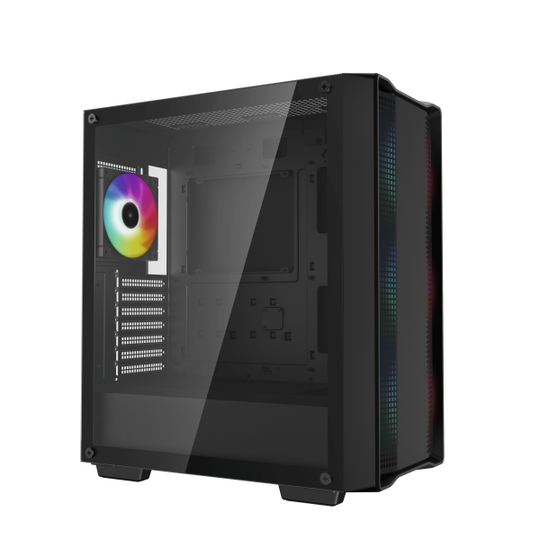 DEEPCOOL CASE MID TOWER CC560 ARGB V2 BLK 3+1x120 ARGB FAN TG
