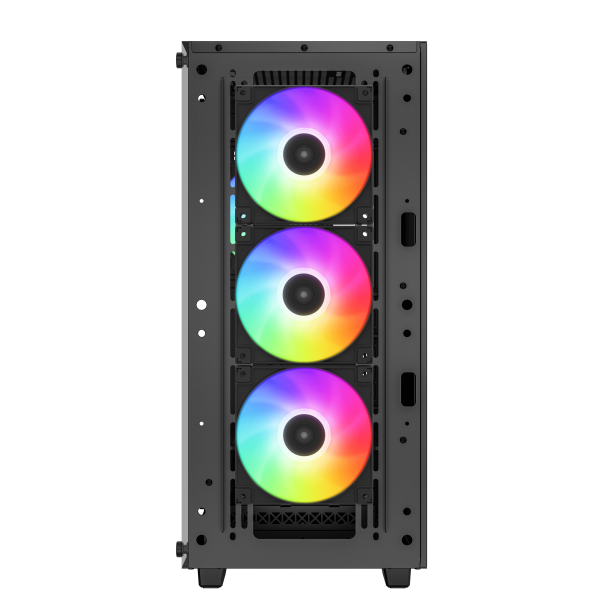 DEEPCOOL CASE MID TOWER CC560 ARGB V2 BLK 3+1x120 ARGB FAN TG