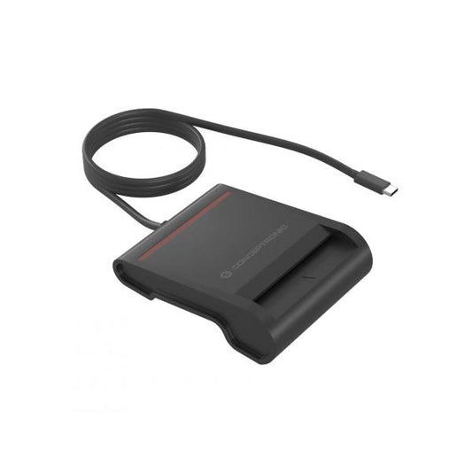 CONCEPTRONIC SCR01BC - CARD READER USB-C SMART ID, SUPPORTS ISO7816 CLASS A, B AND C (5V/3V/1.8V)