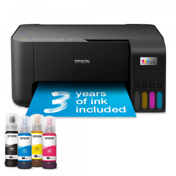 EPSON EcoTank ET-2860 (C11CJ67428) - STAMPANTE MULTIFUNZIONE INKJET A4 - WiFi - FRONTE/RETRO AUTO - 33 PPM