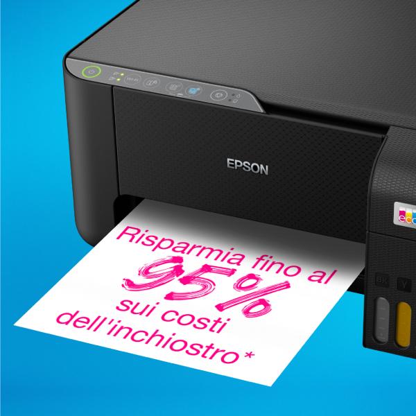 EPSON EcoTank ET-2860 (C11CJ67428) - STAMPANTE MULTIFUNZIONE INKJET A4 - WiFi - FRONTE/RETRO AUTO - 33 PPM