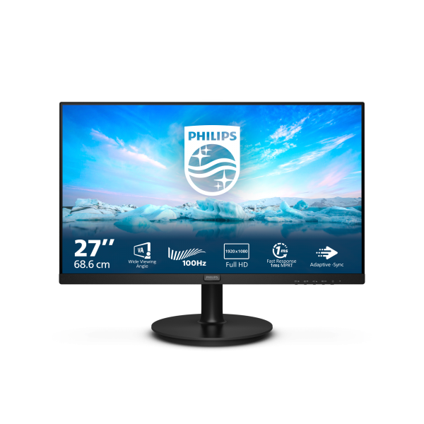Philips V Line 271V8LAB/00 Monitor PC 68,6 cm (27") 1920 x 1080 Pixel Full HD LCD Nero - (Philips V Line 271V8LAB/00 Monitor PC 68,6 cm (27") 1920 x 1080 Pixel Full HD LCD Nero)