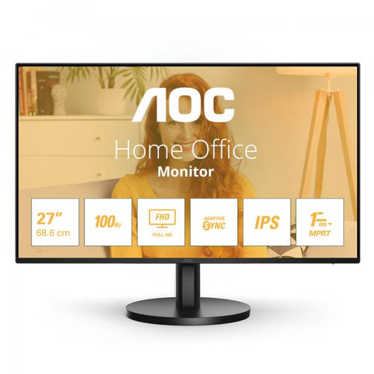 AOC 27B3HA2 - 27"" MONITOR FHD - FRAMELESS - 100 HZ - W3Y