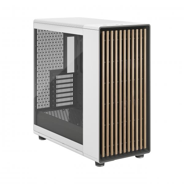 FRACTAL CASE TOWER NORTH XL CHALK WHITE TG CLEAR