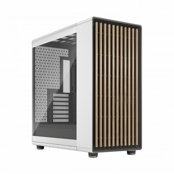 FRACTAL CASE TOWER NORTH XL CHALK WHITE TG CLEAR
