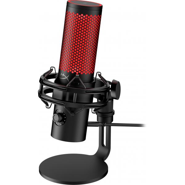 HyperX QuadCast 2 - USB Microphone (Black) Microfono per podcast