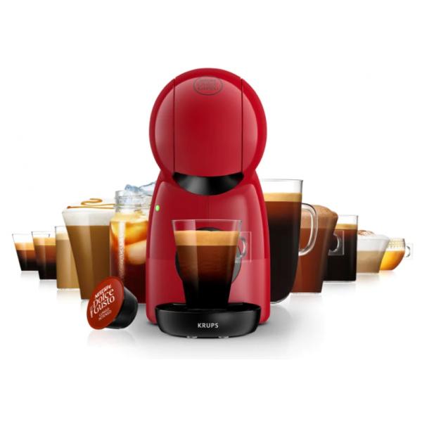 KRUPS DOLCE GUSTO PICCOLO XS RED (KP1A35AS) - MACCHINA CAFFE` ESPRESSO A CAPSULE