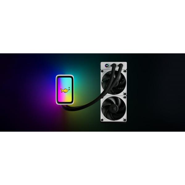 HYTE DISS. LIQUIDO THICC Q60 DISPLAY IPS 5'' (BLK/WHT) + HUB