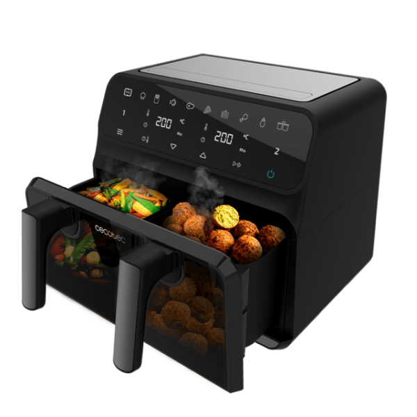 CECOTEC CECOFRY 9000 ADVANCE WINDOW AIR FRYER 9 LITRI DOPPIO VASSOIO