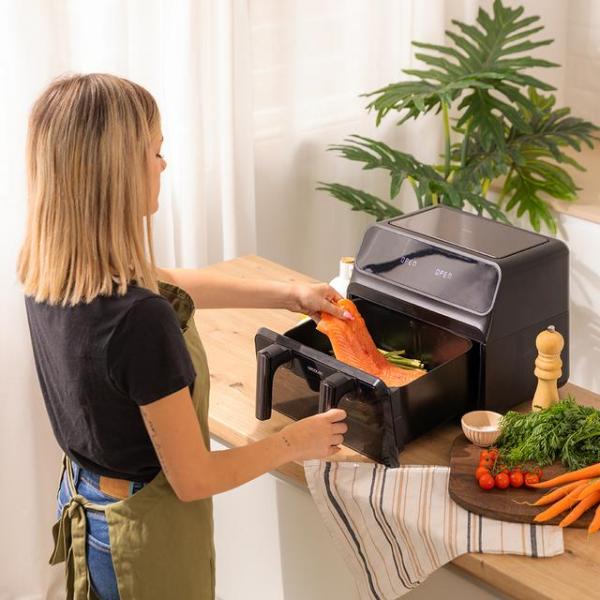 CECOTEC CECOFRY 9000 ADVANCE WINDOW AIR FRYER 9 LITRI DOPPIO VASSOIO