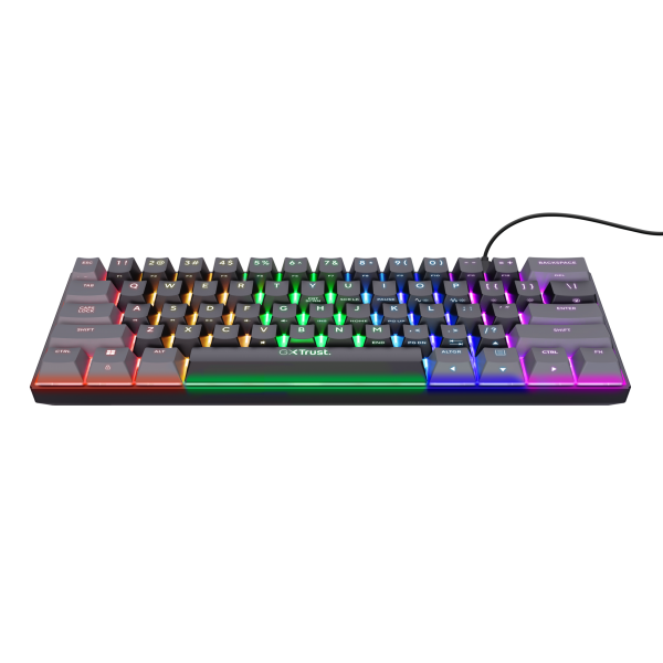 Trust GXT 867 Acira tastiera Gaming USB QWERTY Italiano Nero