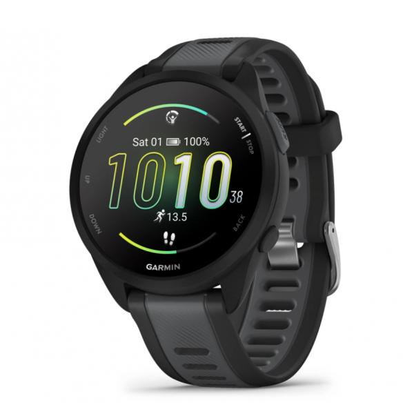 Garmin Forerunner 165 3,05 cm (1.2") AMOLED 43 mm Digitale 390 x 390 Pixel Touch screen Nero GPS (satellitare)