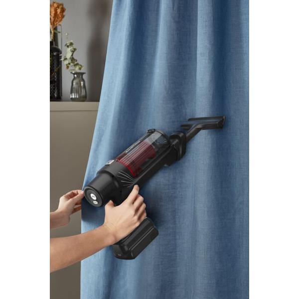 Rowenta RH6A71 Aspirapolvere a bastone 2 in 1 Batteria Secco Senza sacchetto Alluminio, Rosso