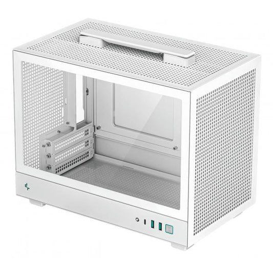 DEEPCOOL CASE MINI ITX CH160 WHITE ultraportabile & alto flusso d'aria