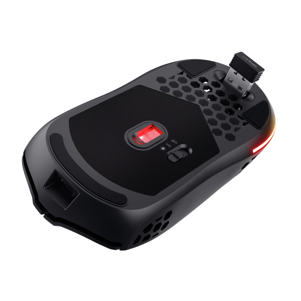 Trust GXT 929 Helox mouse Gaming Mano destra RF Wireless Ottico 4800 DPI