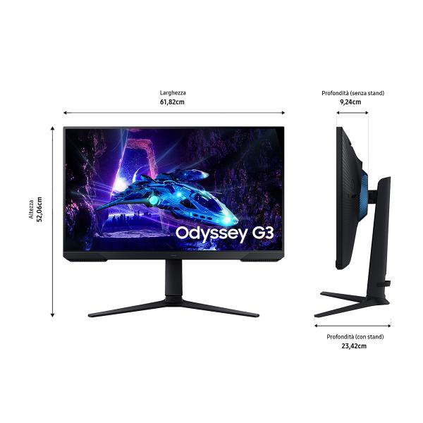 Samsung S27DG300EU Monitor PC 68,6 cm (27") 1920 x 1080 Pixel LCD Nero