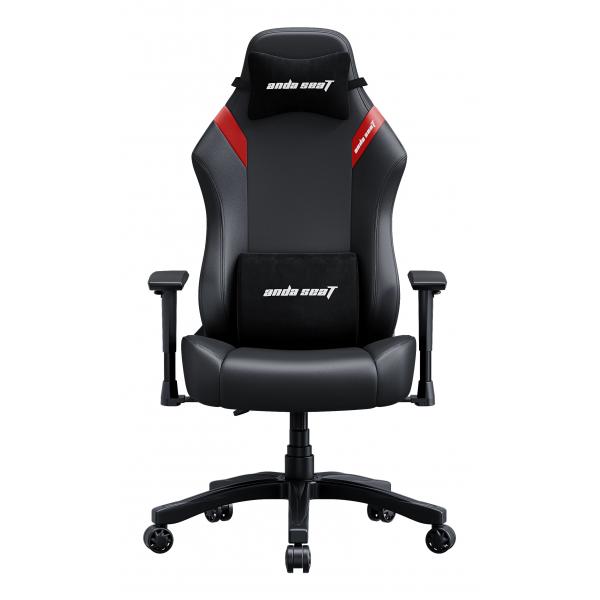 ANDASEAT LUNA SEDIA GAMING TAGLIA L IN PVC NERO/ROSSO