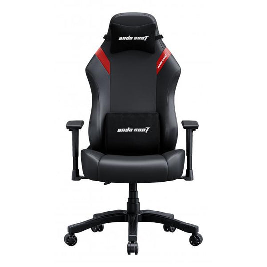 ANDASEAT LUNA SEDIA GAMING TAGLIA L IN PVC NERO/ROSSO