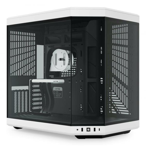 HYTE CASE MID TOWER DC Y70 BLK/WHT 4xSLOTS GPU 3*TG CS-HYTE-Y70-BW