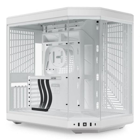 HYTE CASE MID TOWER DC Y70 WHT/WHT 4xSLOTS GPU 3*TG CS-HYTE-Y70-WW