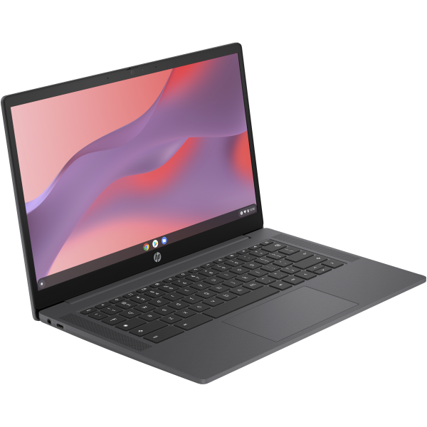 HP Chromebook 14a-nf0001nl Intel N N100 35,6 cm (14") Full HD 8 GB LPDDR5-SDRAM 128 GB eUFS Wi-Fi 6E (802.11ax) ChromeOS Grigio