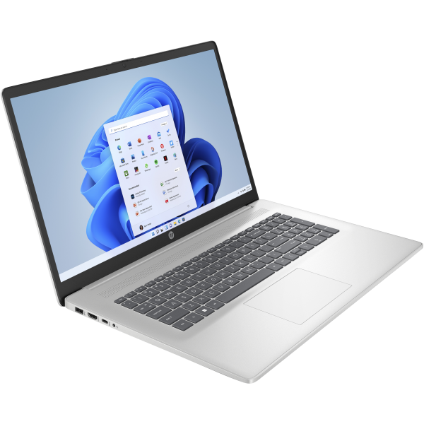 HP 17-cn2012nl Intel Core i5 i5-1235U Computer portatile 43,9 cm (17.3") HD+ 8 GB DDR4-SDRAM 512 GB SSD Wi-Fi 5 (802.11ac) Windows 11 Home Argento