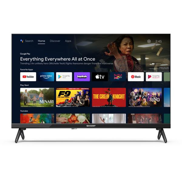 SHARP 24FH2EA - 24"" ANDROID TV LED HD - FRAMELESS - BLACK - IT