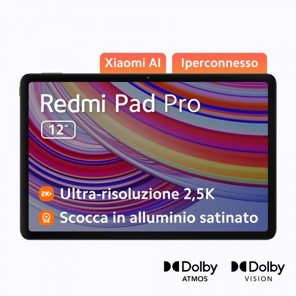 XIAOMI TABLET REDMI PADPRO 12,1" 6GB/128GB 2,5K GRAPHITE GRAY