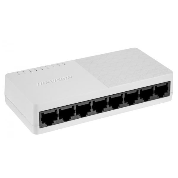 HIKVISION DS-3E0108D-O - DESKTOP SWITCH 8 PT 10/100 RJ45 CASE PLASTICA