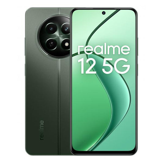 realme 12 17,1 cm (6.72") Doppia SIM Android 14 5G USB tipo-C 8 GB 256 GB 5000 mAh Verde - (realme 12 17,1 cm (6.72") Doppia SIM Android 14 5G USB tipo-C 8 GB 256 GB 5000 mAh Verde)