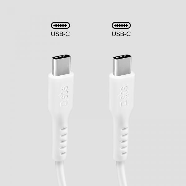 SBS TECABLETCC10W cavo USB USB 2.0 1 m USB C Bianco