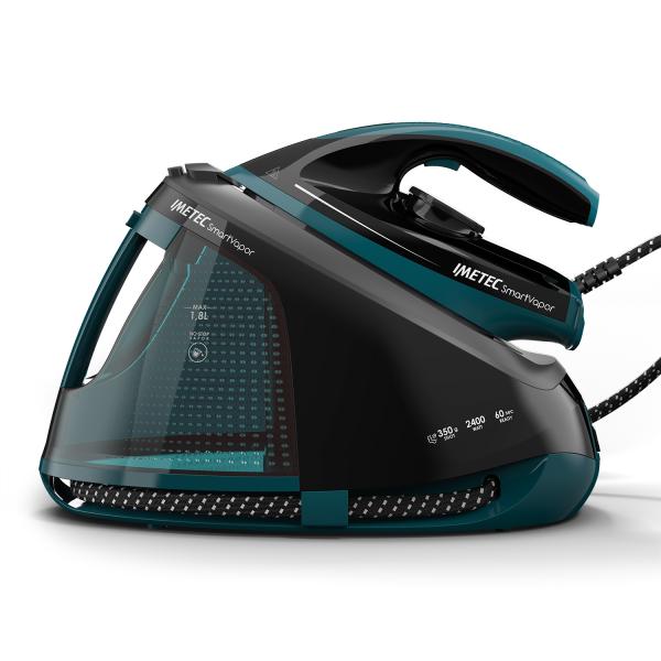 Imetec 9047 ferro da stiro a caldaia Piastra in Ceramica Nero, Verde