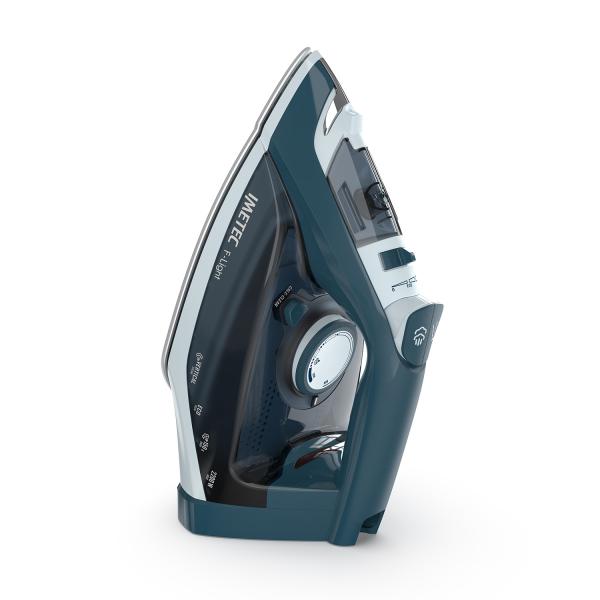 Imetec 9041 ferro da stiro Ferro da stiro a secco e a vapore Piastra in Ceramica Blu, Azzurro