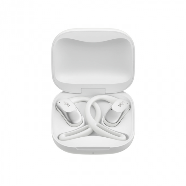 SHOKZ OpenFit Air, weiss Auricolare Wireless A clip Chiamate/Musica/Sport/Tutti i giorni Bluetooth Bianco